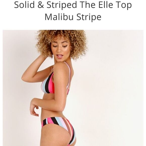 Solid & Striped Malibu Rainbow Striped Bikini Set - Picture 12 of 16